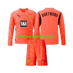 Camisola Borussia Dortmund Guarda-redes Criança Equipamento Terceiro 2024-2025 Manga Comprida
